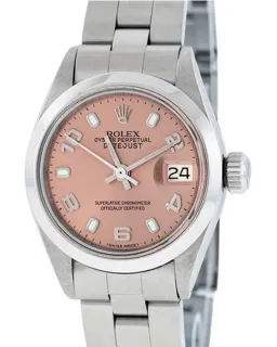 Rolex Datejust Stainless steel Salmon