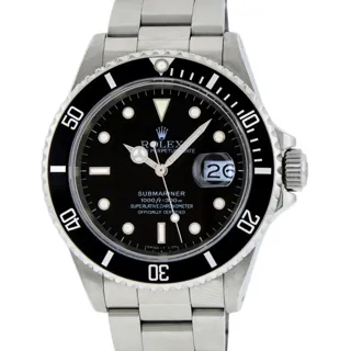 Rolex Submariner Stainless steel Black