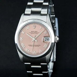 Rolex Datejust Stainless steel Salmon