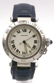 Cartier Pasha 35mm Stainless steel White