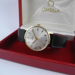 Omega Genève 131.041 33mm Yellow gold Silver