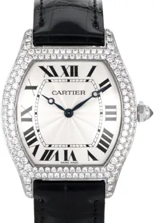 Cartier Tortue WA503851 43mm White gold Silver