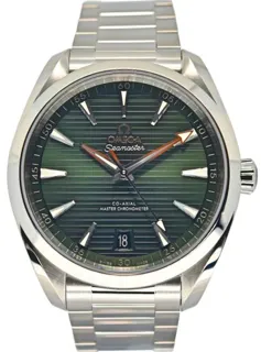 Omega Aqua Terra 220.10.41.21.10.001 41mm Stainless steel Green