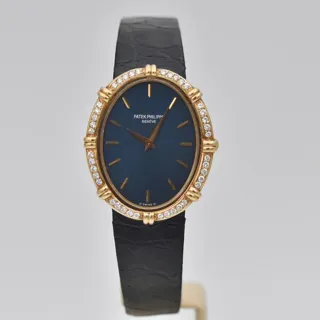 Patek Philippe Golden Ellipse 4286 27mm Yellow gold Blue