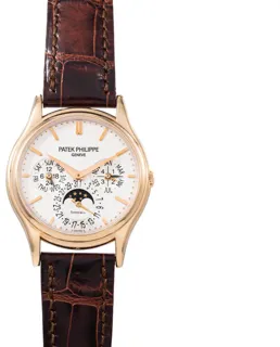 Patek Philippe Perpetual Calendar 5140R-011 37mm Rose gold Silver