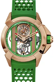 Jacob & Co. Epic X Rose Gold - Green Inner Ring EX120.43.AC.AC.ABRUA Rose gold Skeletonized