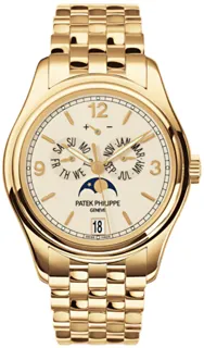 Patek Philippe Annual Calendar 5146/1J-001 39mm White gold Beige