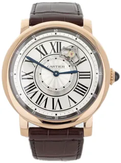 Cartier Rotonde de Cartier W1556205 Rose gold Silver