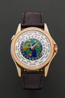 Patek Philippe World Time 5131R 18k rose gold Silver