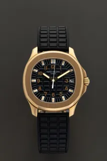 Patek Philippe Aquanaut 5065 37mm 18k yellow gold Black