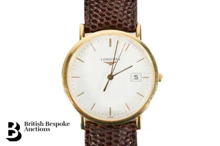 Longines 18k yellow gold White