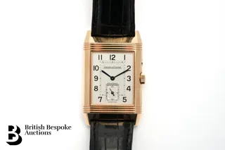 Jaeger-LeCoultre Reverso Rose gold Black and Silver