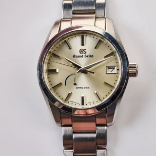 Grand Seiko SBGA283 39mm Stainless steel Champagne