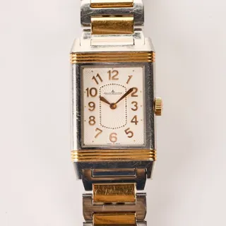 Jaeger-LeCoultre Grande Reverso Lady Ultra Thin Q3204120 24mm Stainless steel and 18k rose gold Silver