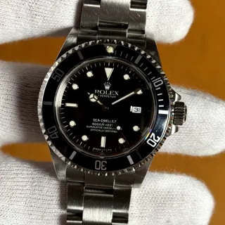 Rolex Sea-Dweller 16600 Stainless steel Black