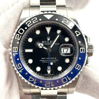 Rolex GMT-Master II 116710BLNR 40mm Stainless steel Black