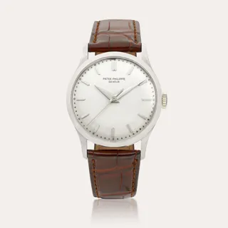 Patek Philippe Calatrava 570 18k white gold Silver