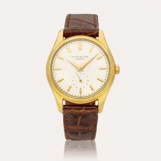 Patek Philippe Calatrava 2526 35.5mm 18k yellow gold White