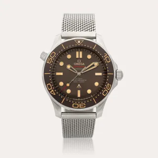 Omega Seamaster Diver 300M 210.90.42.20.01.001 42mm Titanium Brown