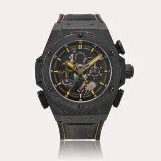 Hublot Big Bang 719.QX.1729.NR.AES10 48mm Carbon fiber and Ceramic Semi-skeletonized