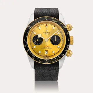 Tudor Black Bay Chronograph 79363N Stainless steel and 18k yellow gold Champagne