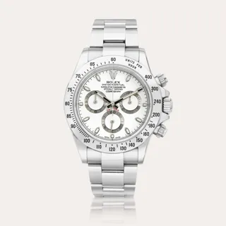 Rolex Daytona 116520 Stainless steel White