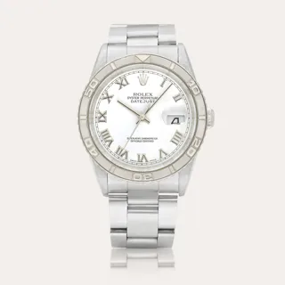 Rolex Datejust Turn-O-Graph 16264 Stainless steel White