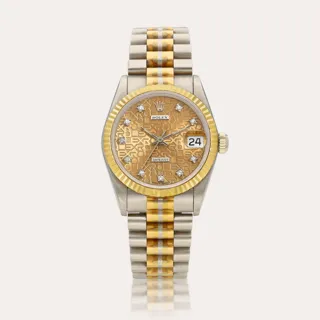 Rolex 68279B 18k white gold and 18k yellow gold Champagne