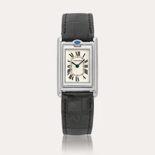 Cartier Tank Basculante 2405 Stainless steel Silver