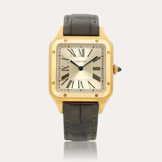 Cartier Santos de Cartier WGSA0027 Yellow gold Champagne