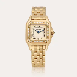 Cartier Mini Panthere 18k yellow gold Cream