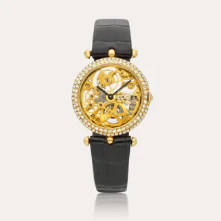 Van Cleef & Arpels 18k yellow gold Skeletonized