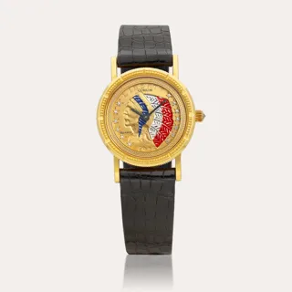 Corum 24.5mm 18k yellow gold Golden