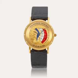 Corum 31mm 18k yellow gold Golden