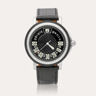 Gérald Genta Retro Sport G.3694 40.5mm Stainless steel Black