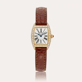 Franck Muller Cintree Curvex 2500 MC D 18k yellow gold Silver