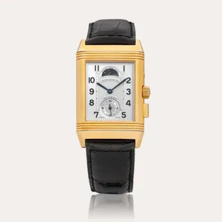 Jaeger-LeCoultre Reverso Géographique 270.2.58 18k rose gold Black and Silver