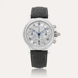 Breguet Horloger de la Marine 18k white gold Silver