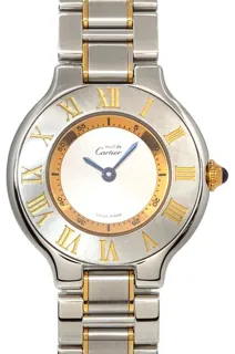 Cartier 21 Must de Cartier W10073R6 28mm Yellow gold and Stainless steel Silver