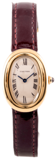 Cartier Baignoire 866044 23mm Yellow gold White