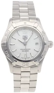 TAG Heuer Aquaracer Lady WAF1414 Stainless steel White