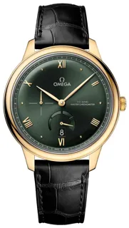 Omega De Ville 434.53.41.21.10.001 41mm Yellow gold Green