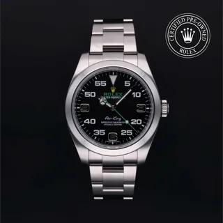 Rolex Air King 116900 40mm Stainless steel Black