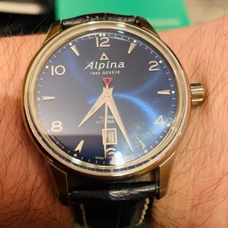 Alpina Alpiner AL-525N4E6 41.5mm Stainless steel Blue