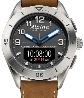 Alpina Smartwatches AL-284LGGN5TAQ1L 45mm Titanium Gray