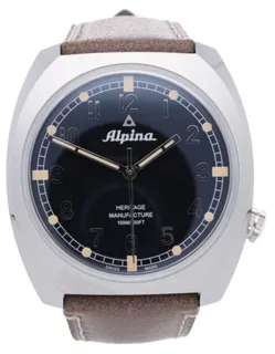 Alpina Startimer AL-709AN4SH6 42mm Stainless steel Blue