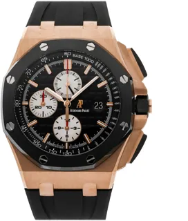 Audemars Piguet Royal Oak Offshore 26400RO.OO.A002CA.01 44mm Ceramic and Rose gold Black