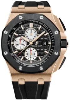 Audemars Piguet Royal Oak Offshore 26401RO.OO.A002CA.01 44mm Ceramic and Rose gold Black