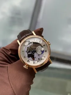 Breguet Classique 5717br/eu/9zu Rose gold Blue and Silver