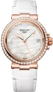 Breguet Marine 9518BR/52/984/D000 Rose gold White